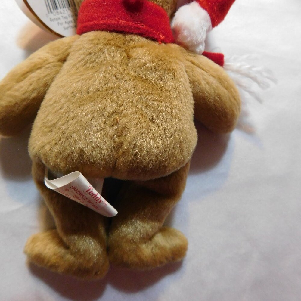 TY JINGLE BEANIES HOLIDAY TEDDY BEAR 1997 VINTAGE COLLECTIBLE - Picture 5 of 8